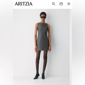 Aritzia Babaton Bond dress - heather charcoal, size 0 - NWT